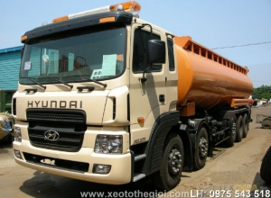 Бензовоз 35’000л на базе грузовика Hyundai HD320.