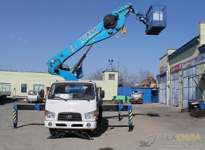 Новый Hyundai HD78 с вышкой Dasan DS300EL.