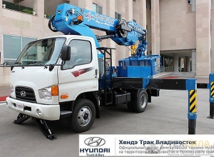 Hyundai HD78 автовышка Dasan DS280L.