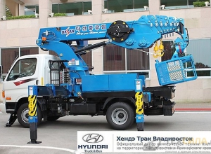 Hyundai HD78 автовышка Dasan DS280L.