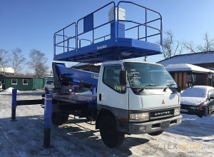 Автовышку-платформу Mitsubishi Canter 17метров продаю. В Наличии.